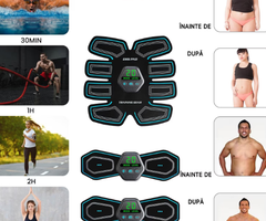 Уред за електростимулация JFYU, 20 нива, 10 програми, за мускулен стимулатор и масаж, с LED дисплей - 2