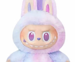 Плюшена играчка Labubu цвят лилав