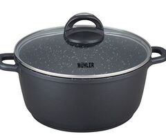 Тенджера Muhler Hanna MR-285M NEW 28x12.6cm, 6.2L, лят алуминий