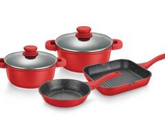 Комплект съдове за готвене Muhler Kara MR-6047G NEW