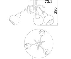 Спот 3-ка Sion, E 14, 3 x max 40W - 2