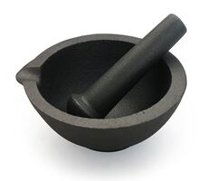 Хаванче за подправки с чукало Luigi Ferrero Tika FR-1364 13x6.5cm, чугун