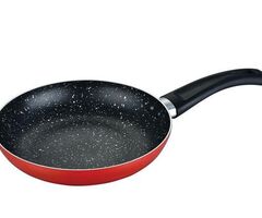 Тигани комплект Muhler MR-2824S NEW с шпатула, 24x4.5cm, 28x5 cm, червени - 2