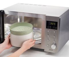Съд за готвене на ориз и киноа в микровълнова Lekue - 3