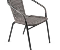 Стоманен стол Muhler OYS6116ST PE ратан