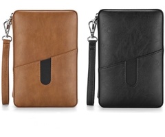 Преносим хумидор за 6 пури – естествена кожа, кедър, хигрометър - 4