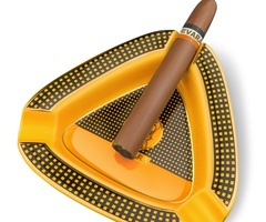 GUEVARA керамичен пепелник за 3 пури – стилен дизайн - 2