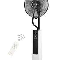 Вентилатор с водна мъгла 16'' Muhler MF-1679RC, 75W, LED, дист. упр-е