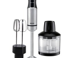Пасатор с миксер и чопър 3в1 Muhler MB-99S, 1000W, метален