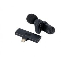 Безжичен микрофон брошка F1 за iPhone (Lightning) – 20м обхват, лек и компактен - 4