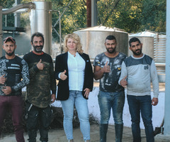 Дестилация на етерично маслени култури в село Гълъбец