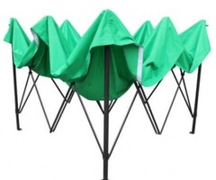 Сгъваема квадратна градинска шатра тип хармоника - 2