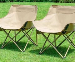 Практичен, сгъваем, градински стол от много здрав плат