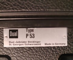 Стар грамофон DUAL P 53 - 2